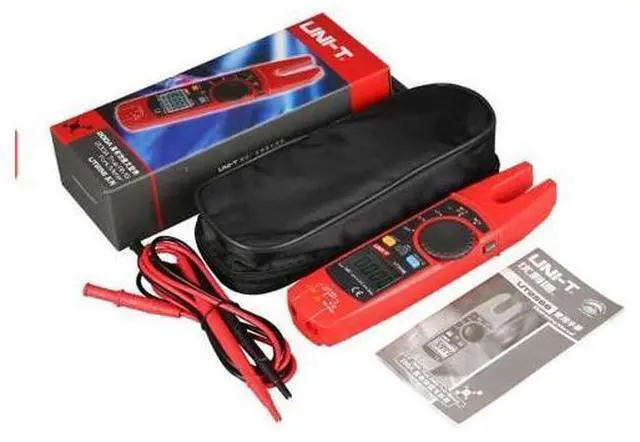 Alt view image 5 of 6 - Multimeter clamp Meter UT256A UT256B Ture RMS Digital Clamp Fork Meter Multimeter AC/DC Voltage Current Resistance Capacitance NCV Test Backlight(UT256)