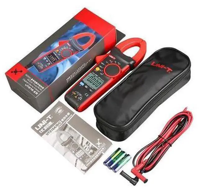 Alt view image 6 of 7 - Multimeter clamp Meter UT216 Series True RMS Digital clamp Meter UT216A UT216B UT216C UT216D 600A MAX/MIN/Relative Modes NCV Flashlight VFC Current Clamps Current clamp Meter(UT216A)