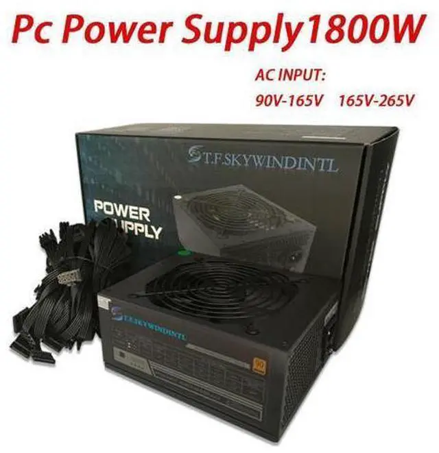 Main image of Miner Power Supply 1800W Rated Power Supply Bitcoin Miner PC Power Supply 95% High Efficiency For BTC Bitcoin ETH Miner