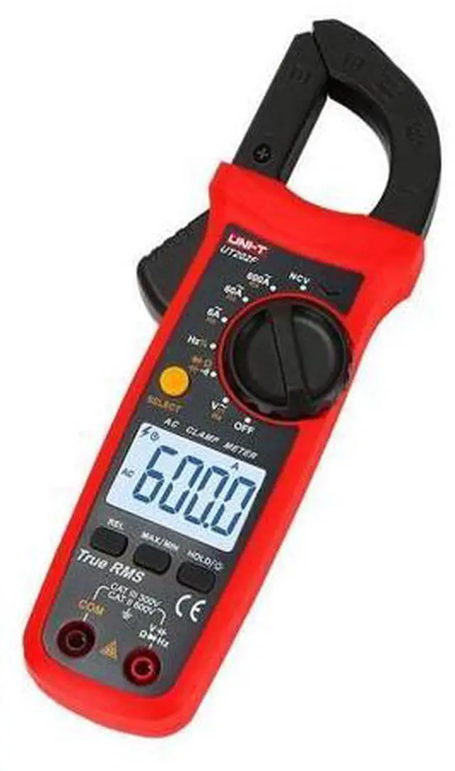Main image of Multimeter clamp Meter UT201R/UT202R/UT203R/UT204R/UT202F AC/DC 400/600A Digital Ammeter clamp Meter DC AC for Measuring Ammeter Voltmeter Ohm Tester(UT202F)