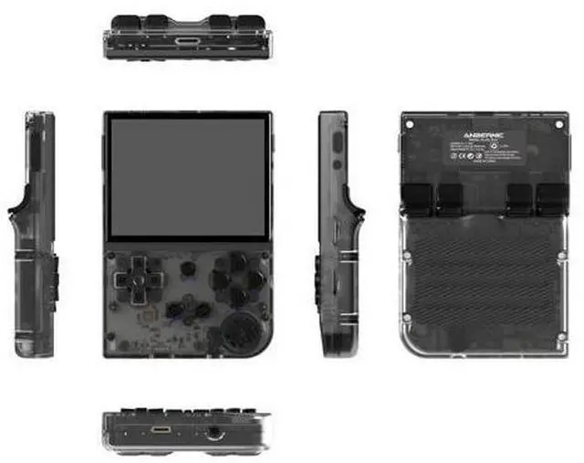 Alt view image 6 of 6 - RG35XX 2024 Retro Gaming Consoles with 64GB Card rg35xx Handheld Game Console 3.5 inch IPS Screen Linux System Classic Emulator Hand Held Gaming Console Support HD TV Output Black