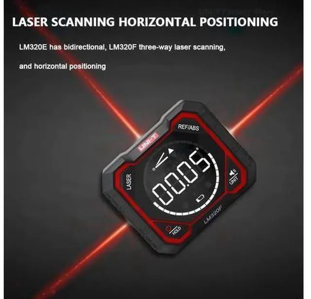 Alt view image 4 of 7 - LM320D LM320E LM320F Laser Inclinometer Digital Angel Meter with Absolute Relative Angle Measurement Magnetic Inclinometer(LM320F)