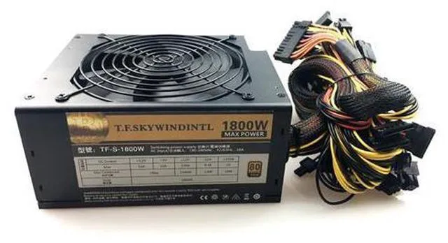 Alt view image 2 of 4 - 1800W ATX PC Power Supply 1800W Psu 12v 1800W Mining Power Supply Desktop PSU For Rx470 Rx480 Rx570 Power PC