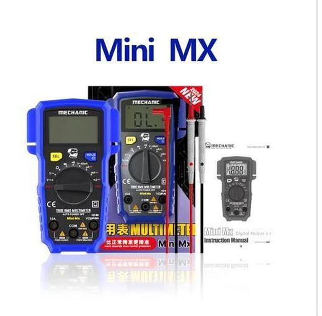 Alt view image 2 of 7 - Mini TD MX High-Precision Professional Digital Multimeter True RMS AC/DC Voltage Capacitance ohm Hz NCV Current Tool(Mini MX)
