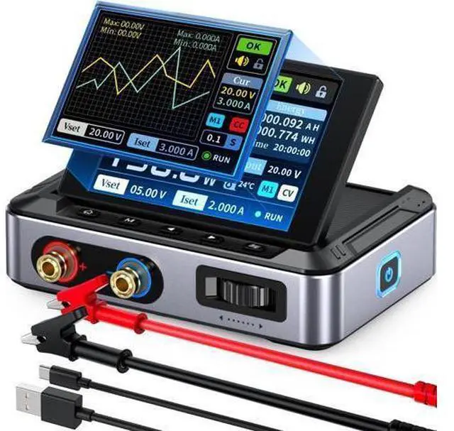 Main image of DPS-150 DC Power Supply Variable, 30V 5A Adjustable DC CNC Power Supply with 4-Digit IPS Display, <20mV Power Ripple, PD/QC/DC Input, PC Programmable Switching Power Supply (NO Power Adapter)