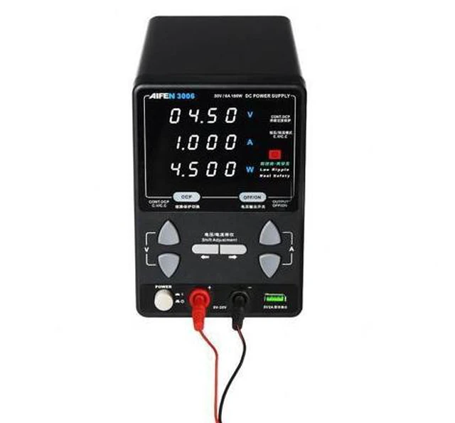 Alt view image 3 of 6 - 3006 30V 6A 180W DC Power Supply Adjustable Laboratory Power Supply 110/220V Regulator for Electron Repair(Power Supply 110v)