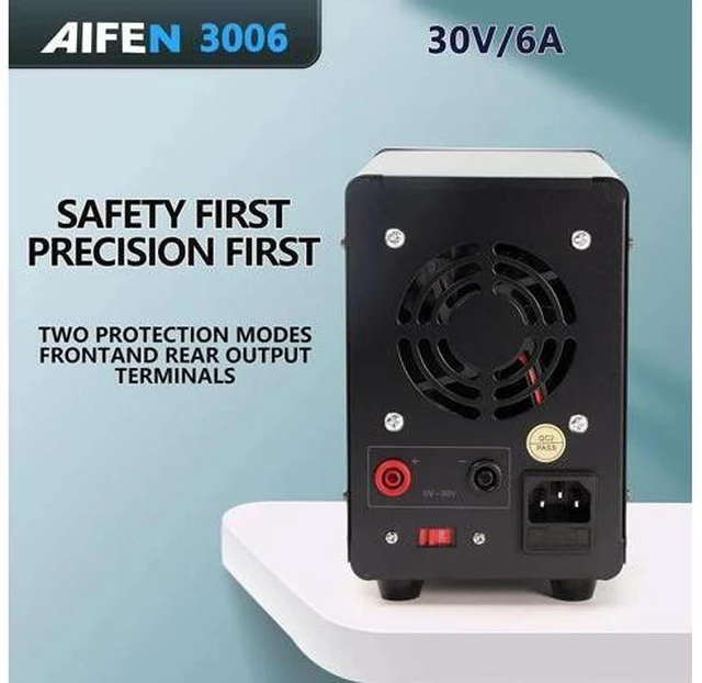 Alt view image 5 of 6 - 3006 30V 6A 180W DC Power Supply Adjustable Laboratory Power Supply 110/220V Regulator for Electron Repair(Power Supply 110v)