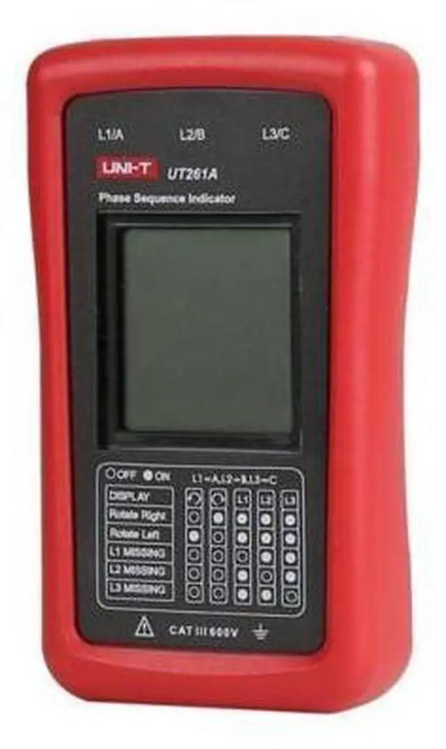 Alt view image 3 of 6 - UT261A Phase Sequence Tester Lack Phase Meter Motor Rotation Indicator AC 40 700V 90 600V (UT261A)