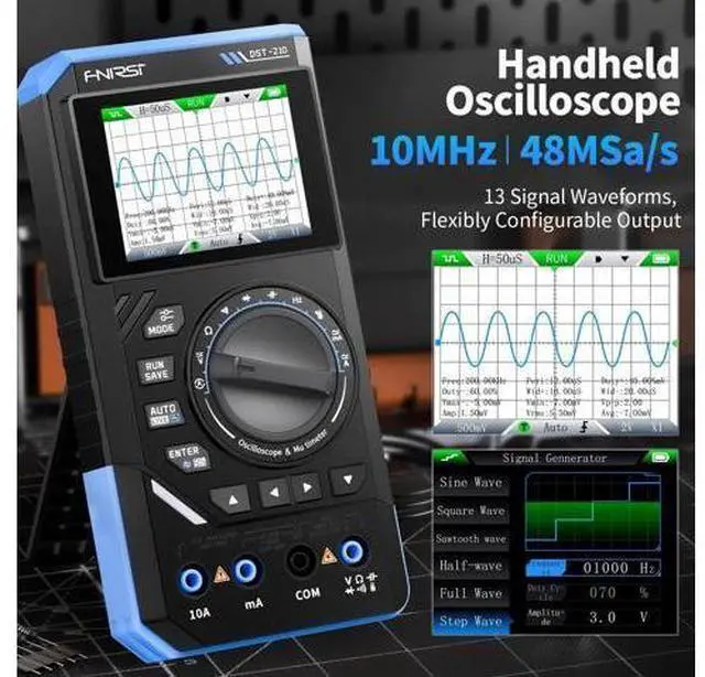Alt view image 4 of 7 - DST-210 and DST-201 3-in-1 Digital Multimeter Oscilloscope 19999 Counts Portable Automotive Oscilloscope Electrical Tool(DST-210)