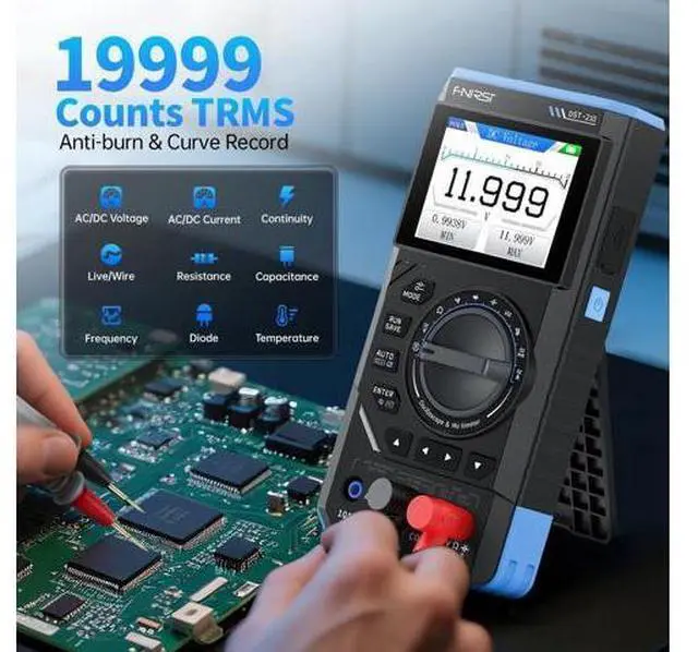 Alt view image 7 of 7 - DST-210 and DST-201 3-in-1 Digital Multimeter Oscilloscope 19999 Counts Portable Automotive Oscilloscope Electrical Tool(DST-210)