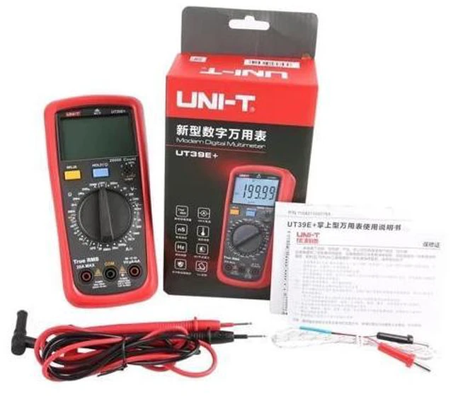 Alt view image 5 of 6 - UT39E+ Digital Multimeter Auto Range with LCD Backlight Data Hold Multimetro Tester (UT39E+)