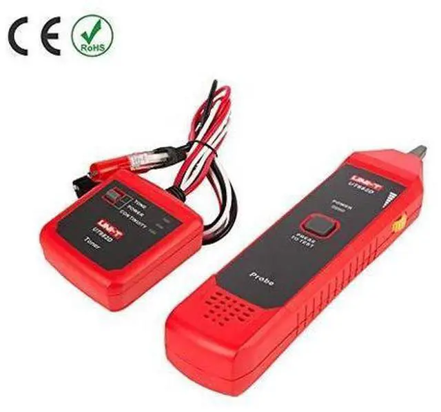 Alt view image 3 of 6 - UT682/UT682D Network Wire Tester Tracker RJ11 RJ45 Wire Line Finder Lan tester Handheld Cable Testing Tool for Network (UT682D)
