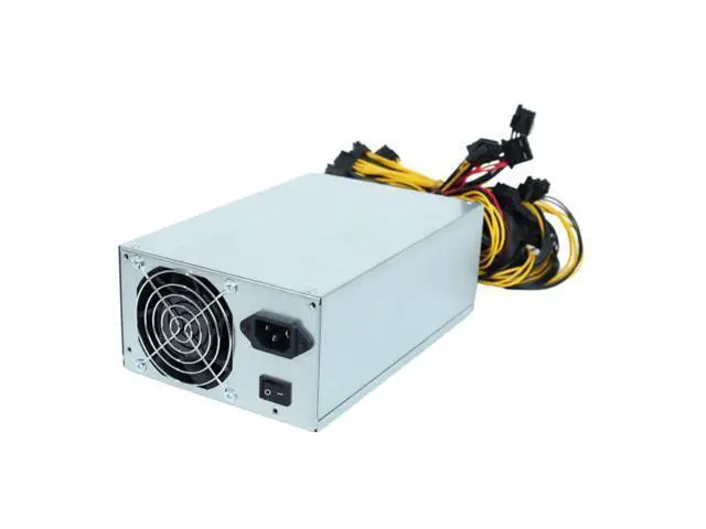 Alt view image 2 of 4 - 1800w 2000W Mining Power Supply 160V-240V ETH Bitcoin Mining Power Supply Support 8 GPU Card For Card For Mining Antminer Rig