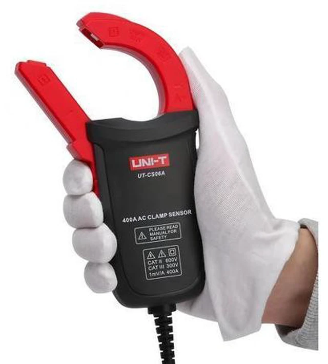 Alt view image 5 of 7 - UT-CS06A 400A AC Current Clamp Sensor; Multimeter Sensor for UT61E+ UT196 UT139C UT117C UT136B+ Option Current clamp