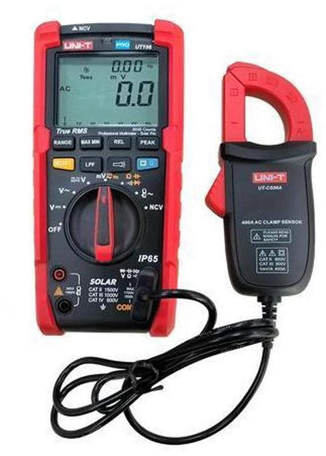 Alt view image 6 of 7 - UT-CS06A 400A AC Current Clamp Sensor; Multimeter Sensor for UT61E+ UT196 UT139C UT117C UT136B+ Option Current clamp