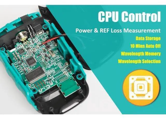 Alt view image 4 of 7 - Tools Solutions MT-7618 Mini Palm 3 in 1 fiberOptical Power Meter Compact Power Meter Support 10 Wavelengths Visual Fault Locator Self Calibration(MT-7618), YH-MT-7618-C