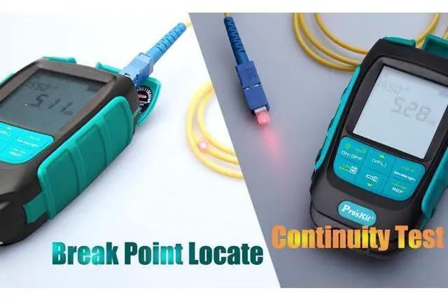 Alt view image 7 of 7 - Tools Solutions MT-7618 Mini Palm 3 in 1 fiberOptical Power Meter Compact Power Meter Support 10 Wavelengths Visual Fault Locator Self Calibration(MT-7618), YH-MT-7618-C