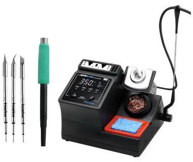 Main image of A9E Soldering Station Compatible Soldering Iron Tip 115/210/245 Handle Control Temperature Welding Rework Station(A9E 115+3tips)