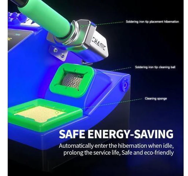Alt view image 7 of 7 - Swift 1 Soldering Station Compatible Soldering Iron Tip C210 245 115 Handle Lead-Free Electronic Welding Rework Station(Swift 1-C245+1Tip)