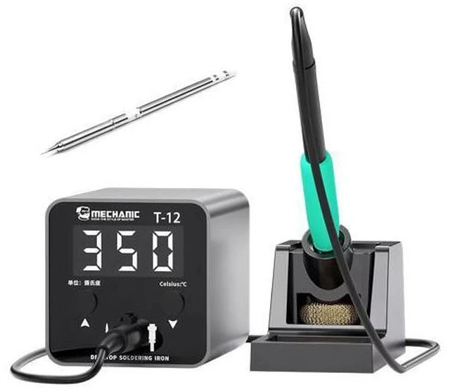Main image of T 12 Desktop Soldering Iron with LED Digital Display Screen Precise Temperature Control Soldering Station Repair Tools