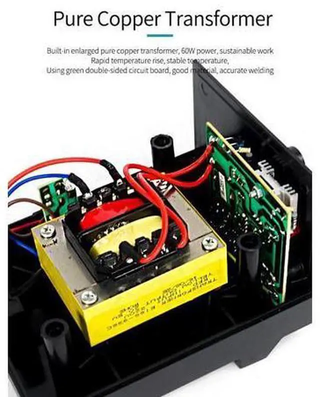 Alt view image 4 of 7 - 936A 60W welding equipment anti-static constant temperature soldering station with regulator soldering iron rework station