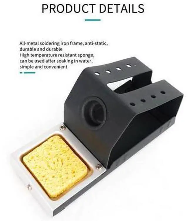 Alt view image 6 of 7 - 936A 60W welding equipment anti-static constant temperature soldering station with regulator soldering iron rework station
