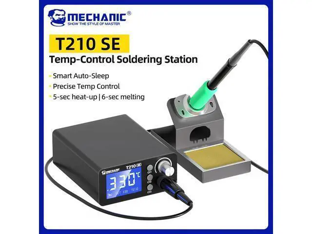 Alt view image 2 of 7 - T210 SE Smart Soldering Station Digital Thermostatic Control Fast Heating for C210 Tips Soldering Iron Tools(T210 SE)