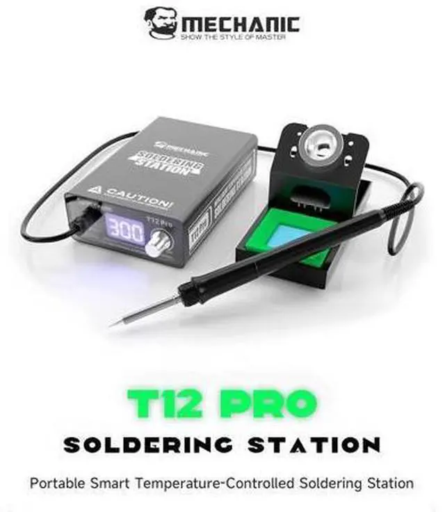 Alt view image 2 of 7 - T12 Pro LED Digital Display Soldering Station Electric Soldering Iron Fast Heating Intelligent Anti-Static Thermostat