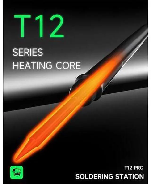 Alt view image 7 of 7 - T12 Pro LED Digital Display Soldering Station Electric Soldering Iron Fast Heating Intelligent Anti-Static Thermostat