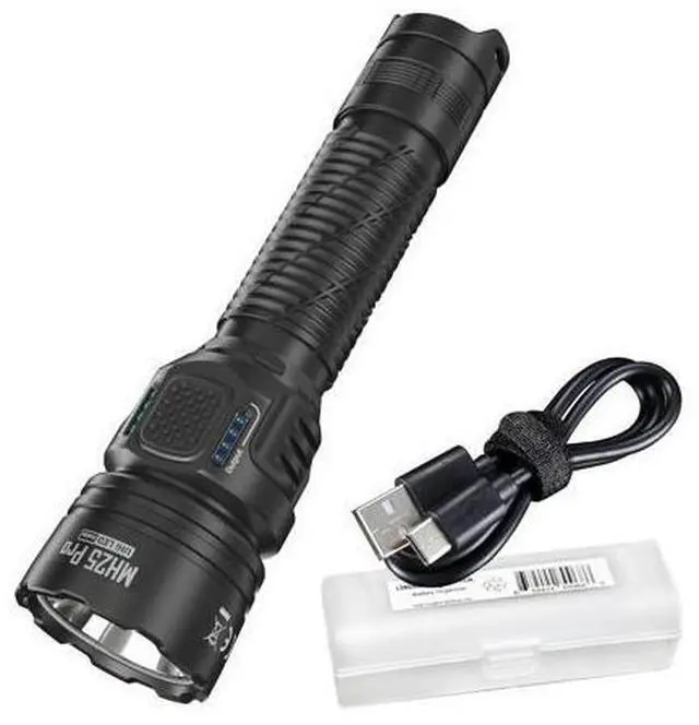 Main image of MH25 Pro 770 Yard Long Throw Flashlight, 3300 Lumen USB-C Rechargeable Compact Duty Work Light with Lumentac Organizer