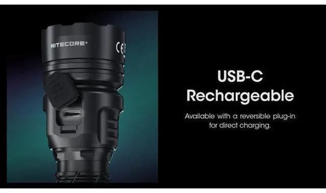 Alt view image 5 of 7 - MH25 Pro 770 Yard Long Throw Flashlight, 3300 Lumen USB-C Rechargeable Compact Duty Work Light with Lumentac Organizer