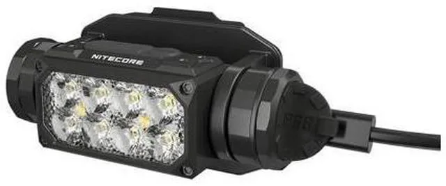 Alt view image 2 of 6 - HC65M UHE 2000 Lumen Tactical Helmet Light Headlamp, NVG Mountable USB-C Rechargeable with Red and White Lights