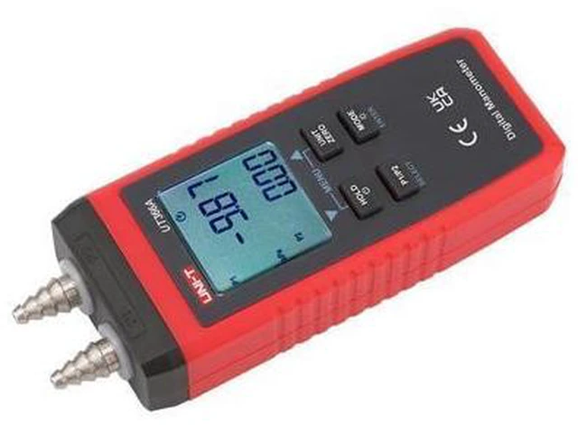 Alt view image 4 of 5 - UT366A Digital Manometer Measure P1/P2 Pressure and Measure Wind Speed with Certificates: CE, UKCA