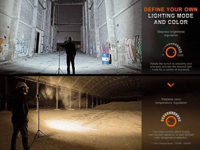 Alt view image 4 of 7 - CL28R 2000 Lumen 2-in-1 Camping Lantern and Portable Work Light, USB-C Rechargeable, Continuous Brightness and Color Temperature Adjustment