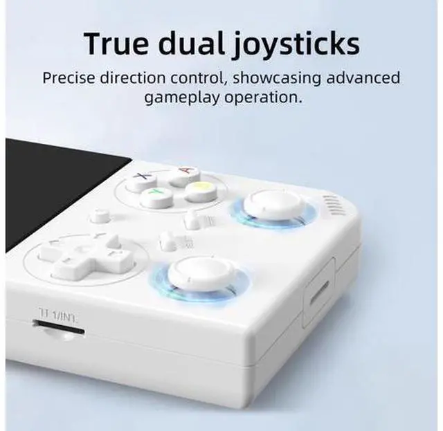 Alt view image 5 of 7 - Anbernic RG35XX Pro Retro Handheld Game Console , RG 35XXPro Support HDMI TV Output 5G WiFi Bluetooth 4.2 , 3.5 Inch IPS Screen Linux System Preloaded 4353 Games 3200mAh Battery(White-New)