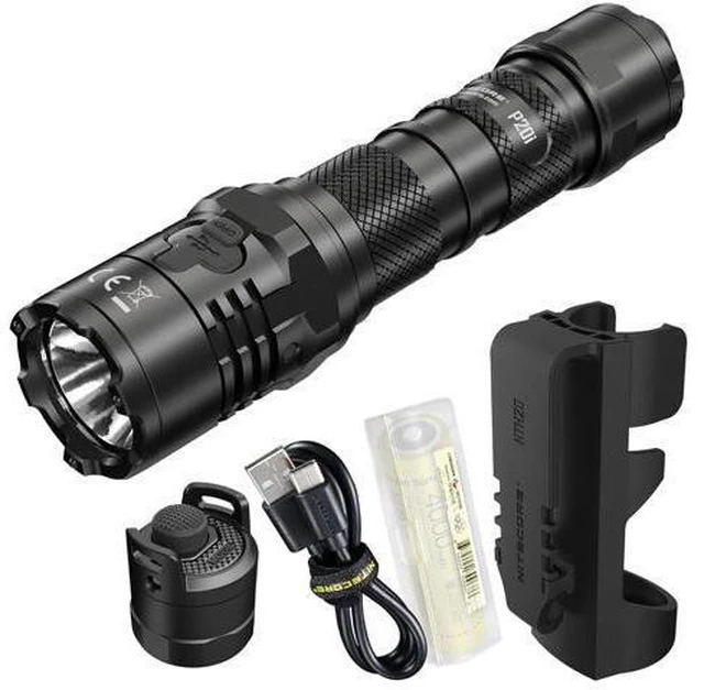 Main image of P10i 1800 Lumen Tactical Flashlight and NTC2i U-Shape Tailcap, USB-C Rechargeable