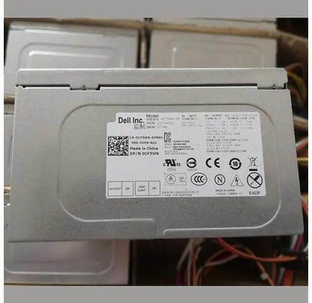Alt view image 3 of 3 - CF5W6 56DXG 61J2N 841Y4 84J9Y H275AM-00 275W Power Supply for Optiplex 3010 7010 9010 MT
