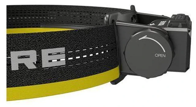Alt view image 3 of 7 - HC60 UHE 1600 Lumen Headlamp, USB-C Rechargeable with White and Red Beams for Night Runing, Camping, Hiking, Hunting, and Industrial Work Sticker