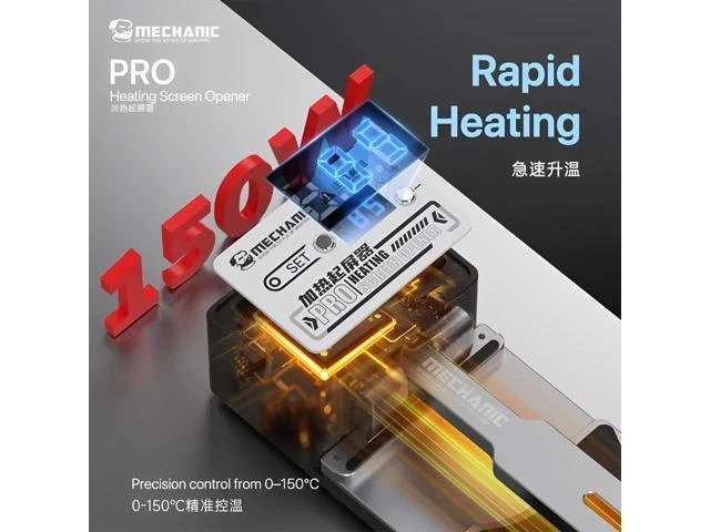 Alt view image 7 of 7 - PRO Universal Heating LCD Screen Separator Clamp for Mobile Phone Maintenance Quick Repair Disassembly Fixture Tool