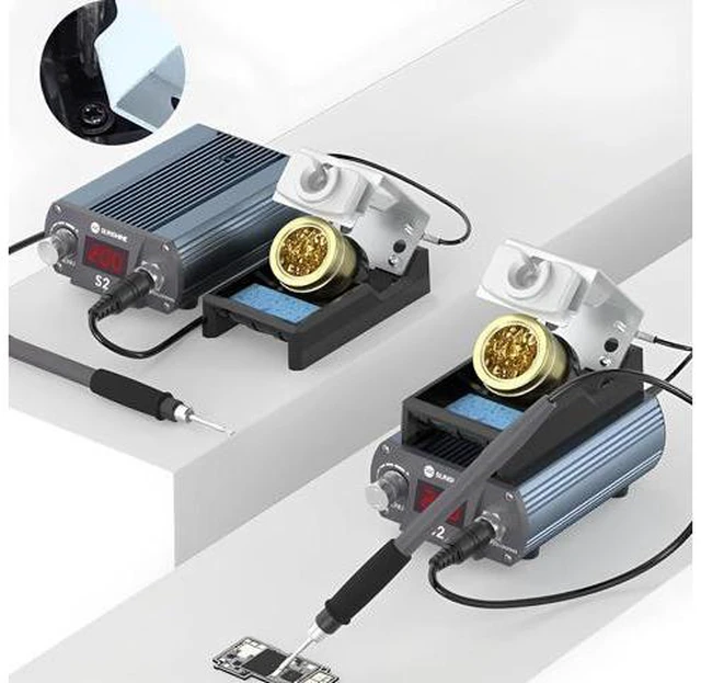 Main image of S2 210 Precision Soldering Station Support C210 Iron Tip Large Solder Joints Quickly Heating Welding Station