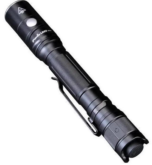 Alt view image 4 of 7 - LD22 v2.0 2X AA Rechargeable Flashlight, 800 Lumen | Rechargeable Penlight, EDC, Compatible with 2x Alkaline Batteries
