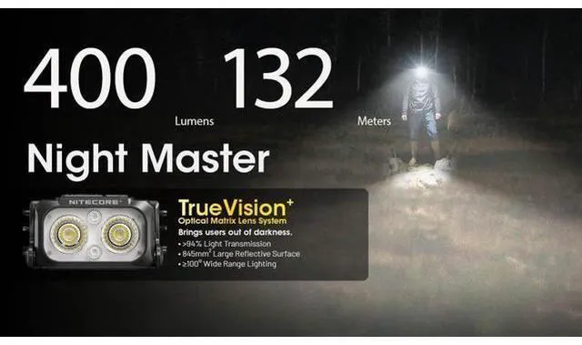 Alt view image 7 of 7 - NU27 (600 Lumens) & NU25 UL (400 Lumens) Headlamp Bundle USB-C Rechargeable Running & Camping Headlamps with White & Red Light Options