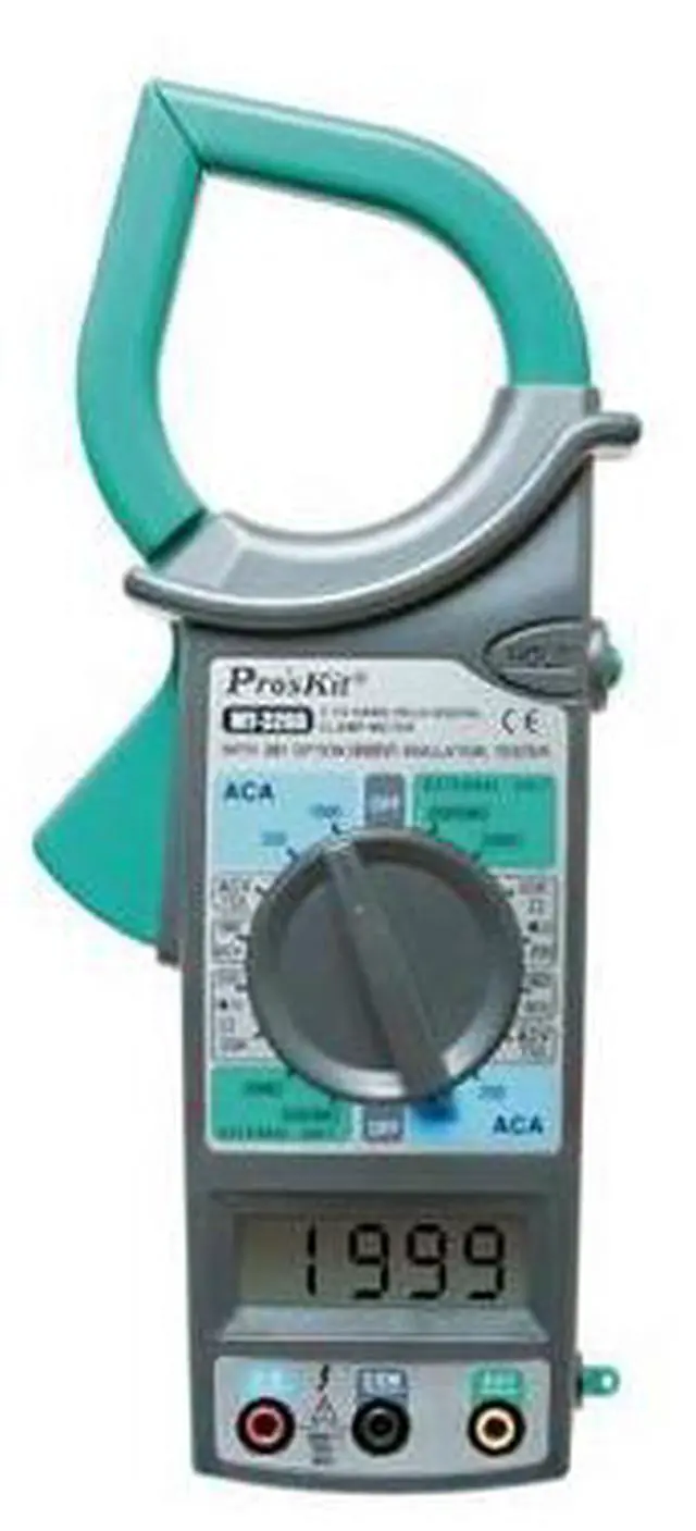 Main image of Tools Solutions MT-3266 3 1/2 Hand Held Digital Clamp Meter Digits 1999 Counts.Portable and Simple one-Hand Operation.Max.jaw Opening: max.50mm(MT-3266), YH-MT-3266-C