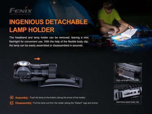 Alt view image 4 of 7 - Power Bundle HM50R v2.0 Headlamp Bundle with 2X ARB-L16, 700 Lumen USB-C Rechargeable, Lightweight with Red Light and Lumentac Organizer