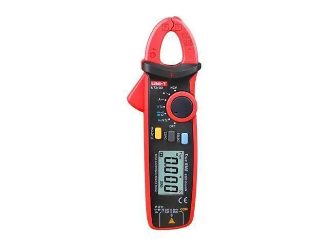 Alt view image 2 of 5 - UT210D Mini Clamp Meter, AC/DC Current Tester with Peak Hold & Data Hold, Measures DC Current from 0.1mA to 100A, True RMS, NCV, CAT III 600V for Inrush Current, Motor & PCB Repair