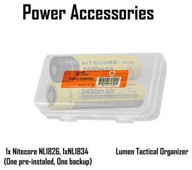 Alt view image 5 of 7 - MH11 USB-C Rechargeable EDC Flashlight, 1000 Lumen with Two Batteries and LumenTac Organizer