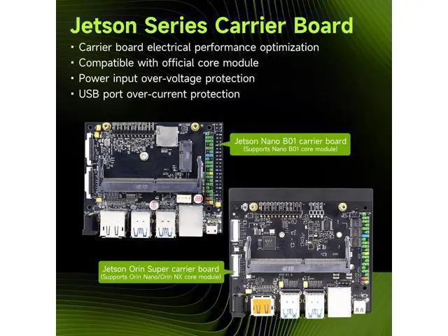 Alt view image 5 of 5 - Yahboom Jetson Orin Super Carrier Board AI Development Board Based On Jetson Orin Nano and Jetson Orin NX Core Module