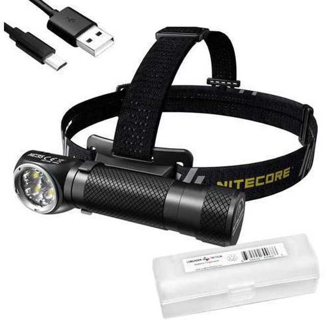 Main image of HC35 Headlamp Flashlight, 2700 Lumen USB Rechargeable L-Shape Detachable with LumenTac Organizer