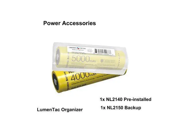 Alt view image 4 of 7 - Power Bundle MH10 v2 1200 Lumen Rechargeable Flashlight, Backup Batt. and LumenTac Organizer