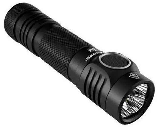Alt view image 3 of 7 - E4K 4400 Lumen EDC Compact Rechargeable Flashlight with LumenTac Organizer